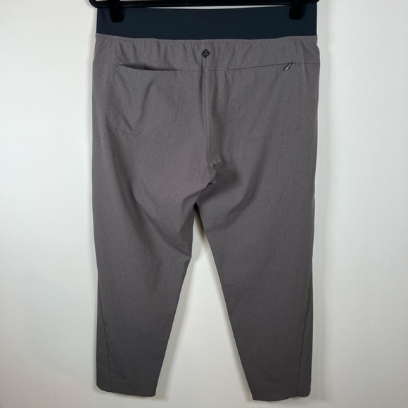 PrAna Womens Hybridizer Pants Brown Pocket Hiking Outdoor Campcore Stretch Large - Picture 9 of 12